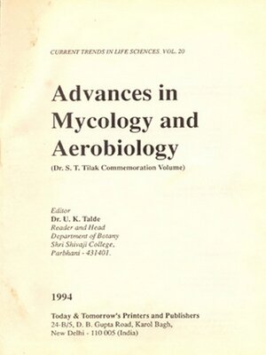 cover image of Advances in Mycology and Aerobiology